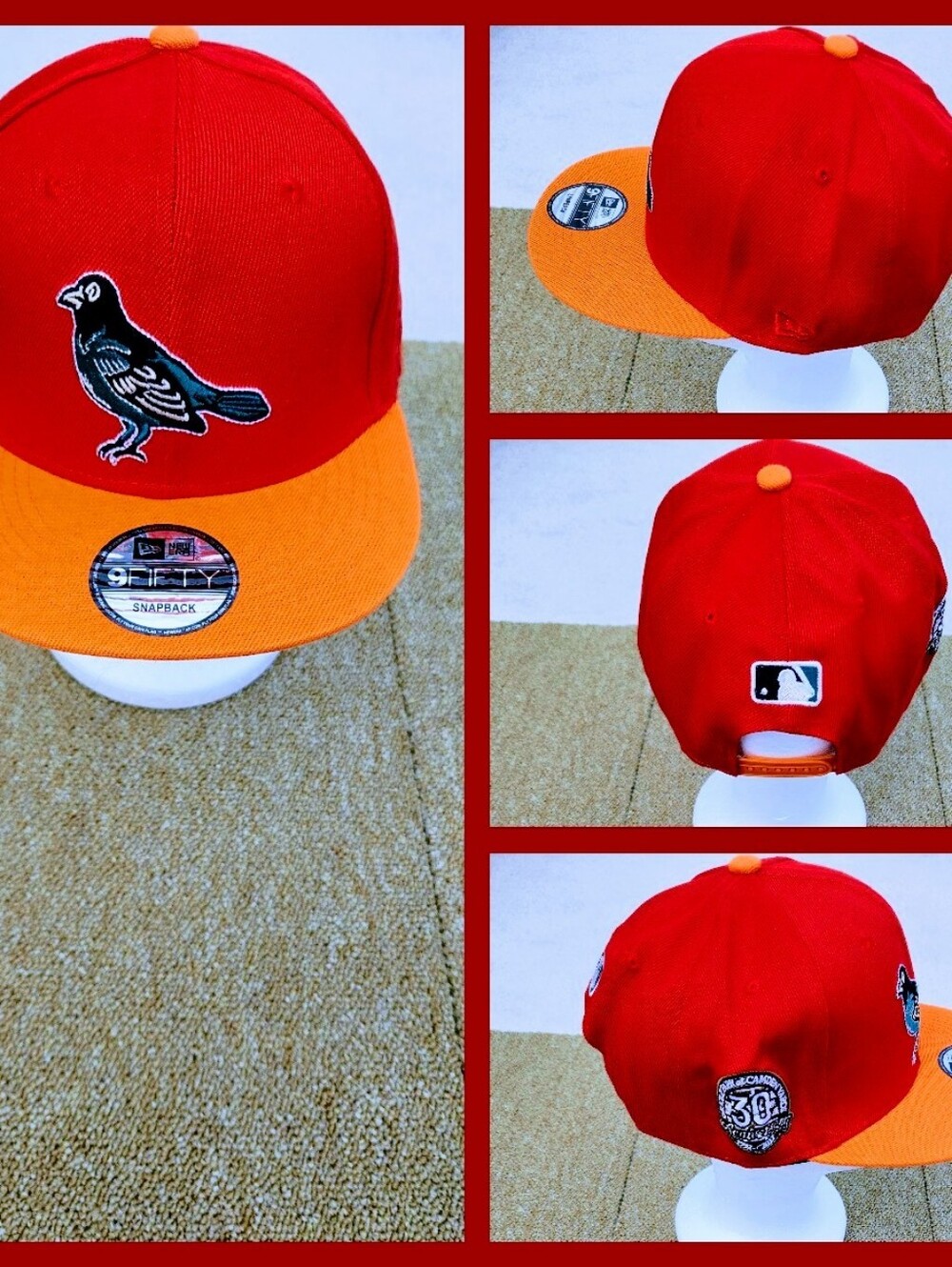 BALTIMORE ORIOLES MLB BASEBALL SNAPBACK HAT.